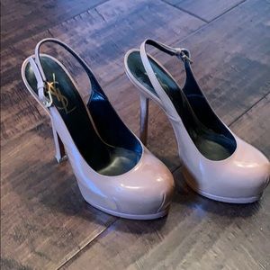 YSl rounded toe tributes